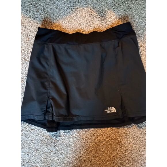 North face skort skirt with built in shorts women's size small in black - Picture 1 of 6